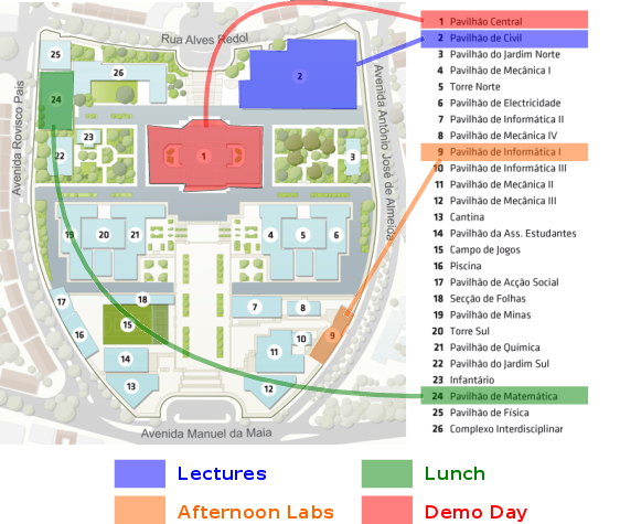 IST Campus Map